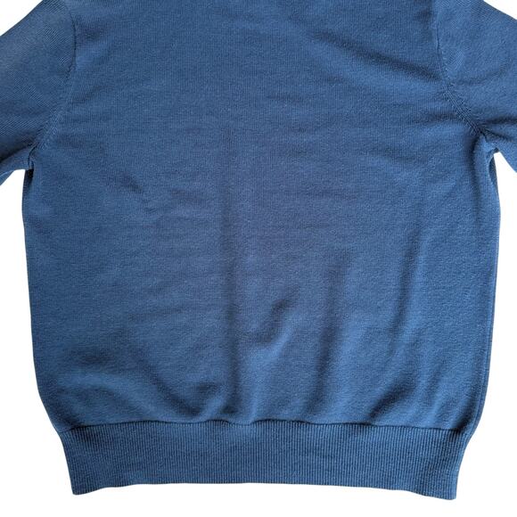 Elliott Lauren Pullover Teal Blue Sweater Women XL Classic Mock Neck Fall Winter - Picture 7 of 12